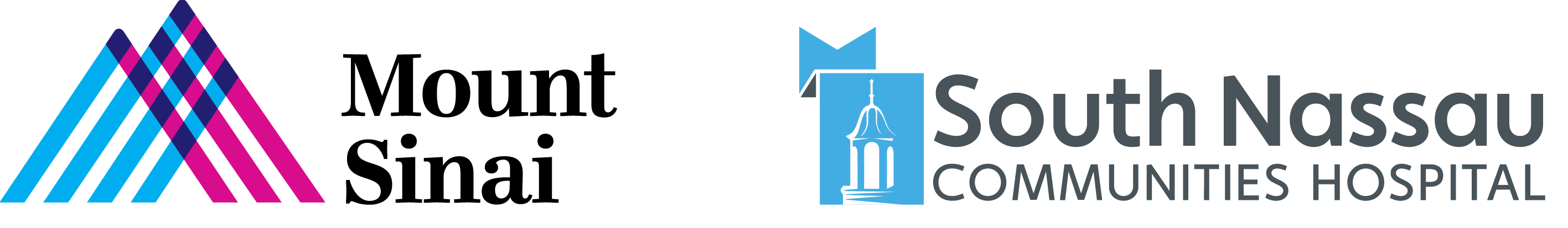 Mount Sinai South Nassau Communities Hospital Lockup Logo